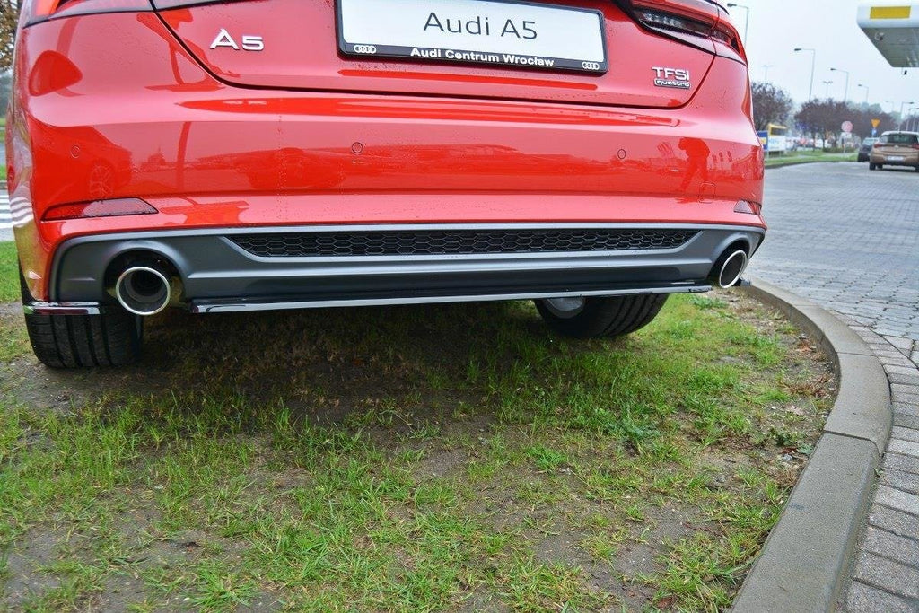 Splitter posteriore centrale Audi A5 F5 S-Line (senza barre verticali)