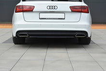 Load image into Gallery viewer, Splitter posteriore centrale Audi A6 C7 Avant S-line Facelift