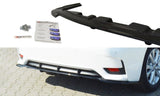 Splitter posteriore centrale Lexus CT Mk1 Facelift (con barre verticali)
