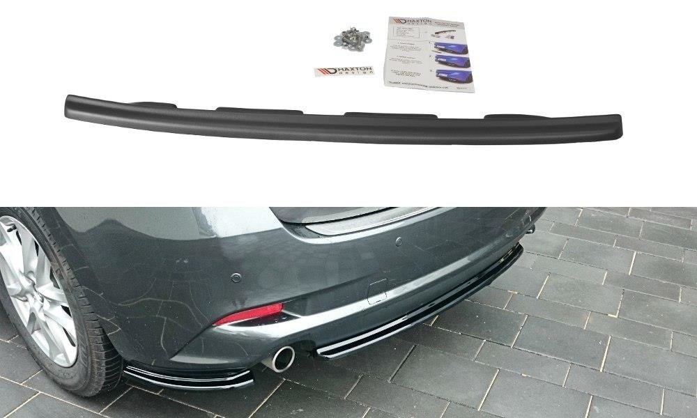 Splitter posteriore centrale Mazda 3 BM (Mk3) Facelift (senza barre verticali)