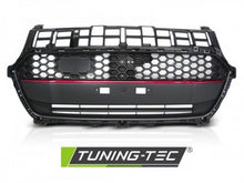 Carica l&#39;immagine nel visualizzatore di Gallery, Griglia Anteriore per SUZUKI SWIFT VI 17-20 Neri Rossi LINE SPORT STYLE