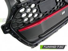 Carica l&#39;immagine nel visualizzatore di Gallery, Griglia Anteriore per SUZUKI SWIFT VI 17-20 Neri Rossi LINE SPORT STYLE
