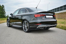 Carica l&#39;immagine nel visualizzatore di Gallery, Splitter Laterali Posteriori Audi S3 / A3 S-Line 8V FL Sedan