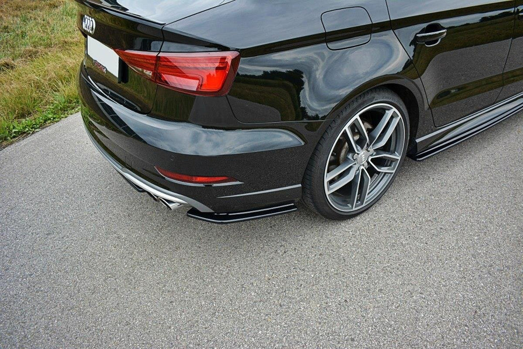 Splitter Laterali Posteriori Audi S3 / A3 S-Line 8V FL Sedan