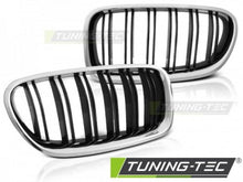 Carica l&#39;immagine nel visualizzatore di Gallery, Griglie CHROME Nero Lucido SPORT LOOK per BMW Serie 5 F10 / F11 10-16