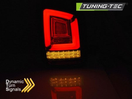 Fanali Posteriori LED BAR Neri sequenziali per VW T5 10-15