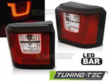 Fanali Posteriori LED BAR Rossi Bianchi per VW T4 90-03.03