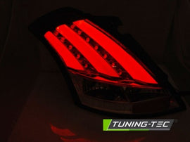 Fanali Posteriori per SUZUKI SWIFT V 10-17 Rossi SMOKE LED BAR