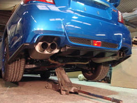 Diffusore posteriore Subaru 2011-14 STi WRX Sedan NERO