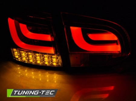 Fanali Posteriori LED BAR Rossi Bianchi per VW GOLF MK6 10.08-12