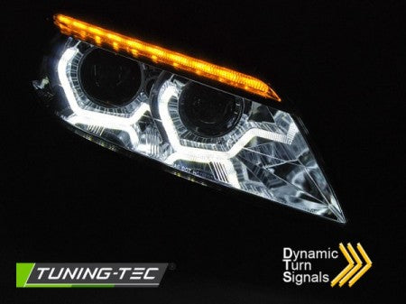 Fari Anteriori XENON LED DRL CHROME sequenziali per BMW Z4 E89 09-13