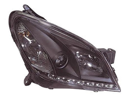 Opel Astra H 04-07 Fari Anteriori DRL Neri (Elettrici)