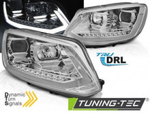 Load image into Gallery viewer, Fari Anteriori TUBE LIGHT DRL CHROME sequenziali per VW TOURAN II 08.10-15