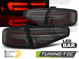 Fanali Posteriori LED BAR SMOKE sequenziali per AUDI A4 B8 12-15 SEDAN OEM LED