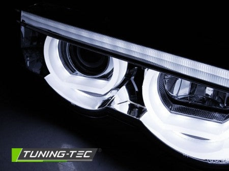 Fari Anteriori ANGEL EYES LED 3D CHROME per BMW Serie 7 E38 94-01