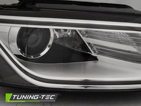 Fari Anteriori TRUE DRL CHROME per AUDI Q5 8R 08.12-17