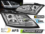 Fari Anteriori XENON LED DRL CHROME sequenziali per AUDI TT 8J 06-10 con AFS