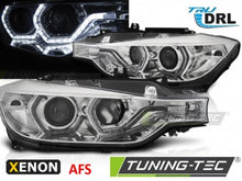 Load image into Gallery viewer, Fari Anteriori XENON ANGEL EYES LED DRL CHROME AFS per BMW Serie 3 F30/F31 10.11 - 05.15