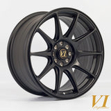 Cerchio in Lega Rota BDR 17x8.25 4x100/108 ET30 Flat Black