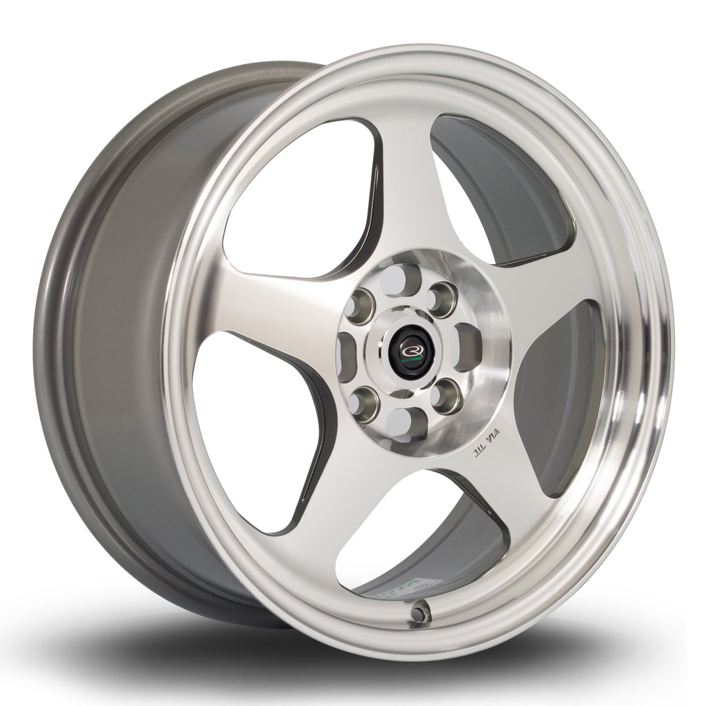 Cerchio in Lega Rota Slipstream 16x7 4x100 ET40 Polished Silver