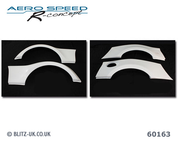 Blitz Aero Speed ​​Toyota GT86 &amp; Subaru BRZ Widened Side Panels Kit no Spats