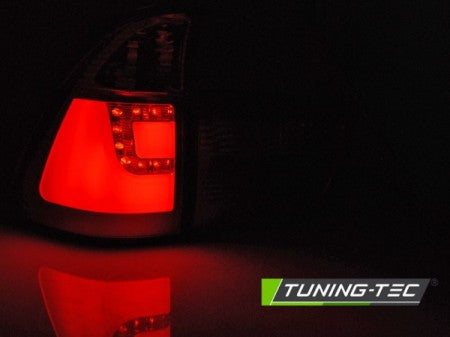Fanali Posteriori LED BAR Rossi SMOKE per BMW X5 E53 09.99-10.03