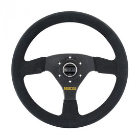 Sparco R323 Volate 39 mm Piatto Camoscio nero Raggi neri