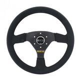 Sparco R323 Volate 39 mm Piatto Camoscio nero Raggi neri