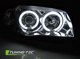 Fari Anteriori ANGEL EYES CCFL CHROME per BMW Serie 1 E87/E81/82/88 04-11