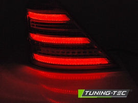 Fanali Posteriori LED Rossi SMOKE sequenziali W222 LOOK per MERCEDES Classe S W221 05-09