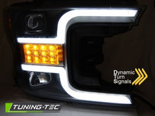 Carica l&#39;immagine nel visualizzatore di Gallery, Fari Anteriori TUBE LIGHT Neri per FORD F150 MK13 17-20