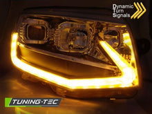 Carica l&#39;immagine nel visualizzatore di Gallery, Fari Anteriori TUBE LIGHT CHROME DRL sequenziali per VW T6 15-19