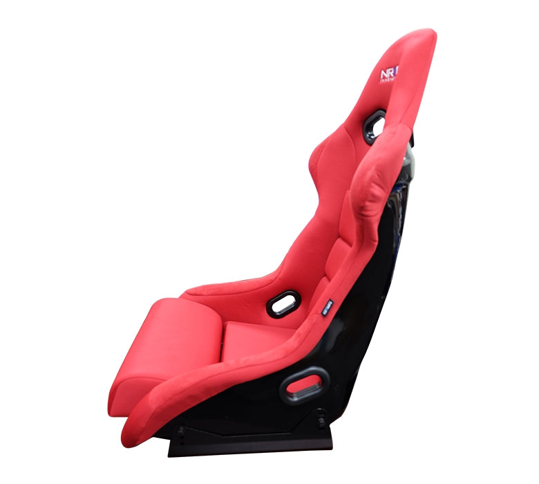 NRG Sedile monoscocca Pelle scamosciata,Fabric Red