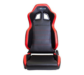 NRG Seats Adjust Pelle Black,Red DX e SX
