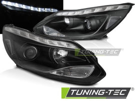 Fari Anteriori per FORD FOCUS MK3 11- 10.14 LED Neri