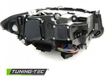 Load image into Gallery viewer, Fari Anteriori XENON AFS ANGEL EYES LED DRL Neri sequenziali per BMW Serie 5 F10/F11 10-13