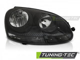 Fari Anteriori Neri RIGHT SIDE TYC per VW GOLF MK5 10.03-09