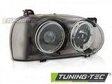 Fari Anteriori SMOKE RIGHT SIDE TYC per VW GOLF MK3 09.91-08.97