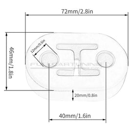 SRS Exhausts Muffler Hanger Small (Universale)