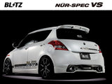 Blitz Nur Spec VS Sistema di Scarico Catback 1 Piece Suzuki Swift Sport ZC32S