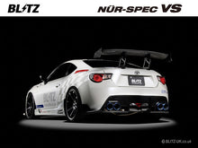 Load image into Gallery viewer, Blitz Nur Spec VSR Catback Exhaust System Toyota GT86 TRD Bumper Only