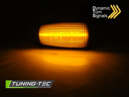 Frecce Parafanghi LED Bianchi sequenziali per CITROEN SAXO BERLINGO XSARA PEUGEOT 406