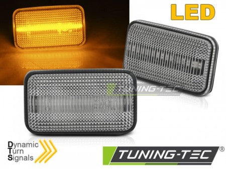 Frecce Parafanghi Bianchi LED sequenziali per VW GOLF MK1 GOLF MK2 CORRADO JETTA