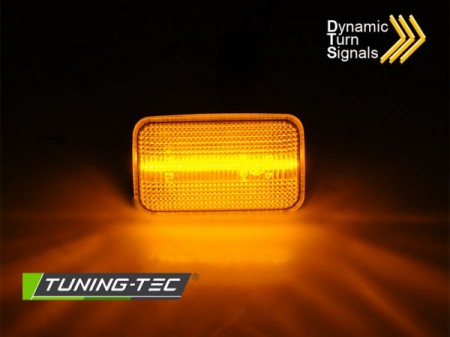 Frecce Parafanghi Bianchi LED sequenziali per VW GOLF MK1 GOLF MK2 CORRADO JETTA