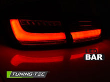 Load image into Gallery viewer, Fanali Posteriori LED BAR sequenziali Neri SMOKE per BMW Serie 3 F30 11-18