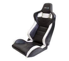 Load image into Gallery viewer, NRG Adjustable Seats Black - White