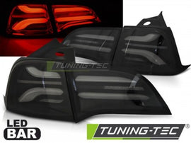 Fanali Posteriori LED BAR SMOKE Neri per TESLA MODEL 3 17-/ MODEL Y
