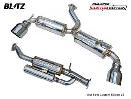 Blitz NUR Spec Custom Edition VS Sistema di Scarico Catback Toyota Yaris GR