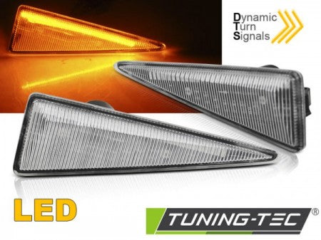 Frecce Parafanghi Bianchi LED sequenziali per RENAULT MEGANE MK2/ SCENIC