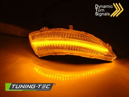 Frecce Parafanghi IN THE MIRROR Bianchi LED sequenziali per RENAULT CLIO MK4 12-16